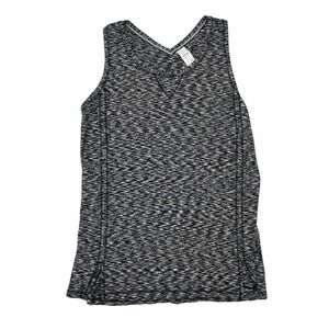 Ivivva by Lululemon Girls Grey White Athletic Tank 12